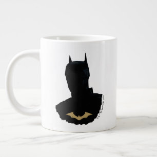 The Batman With Golden Bat Symbol Large Coffee Mug