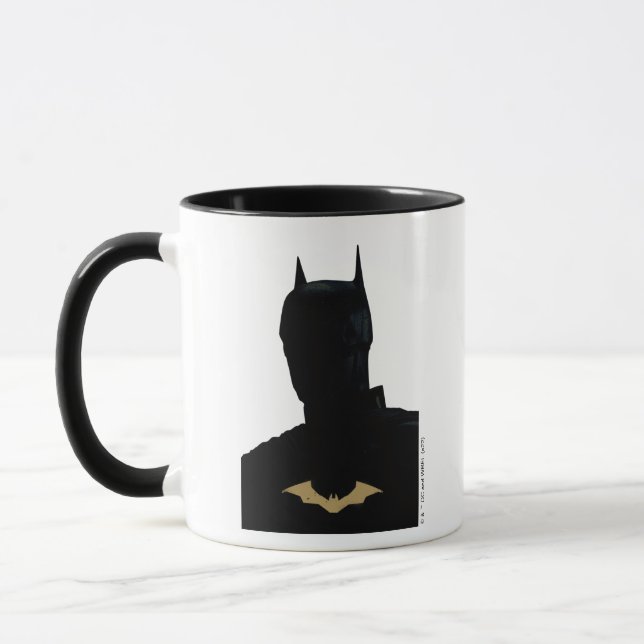 The Batman With Golden Bat Symbol Mug (Left)