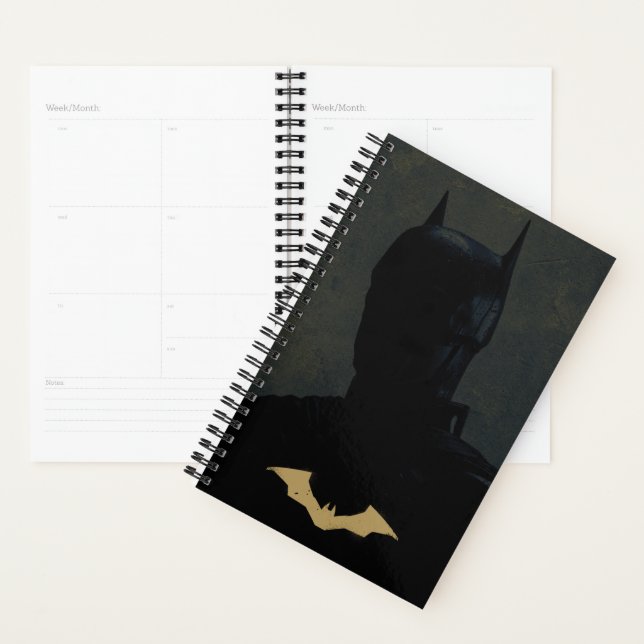 The Batman With Golden Bat Symbol Planner (Display)