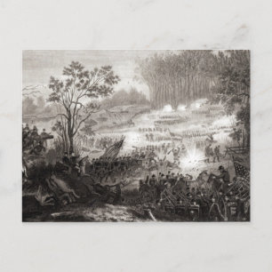The Battle at Pittsburg Landing Postcard