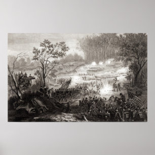The Battle at Pittsburg Landing Poster