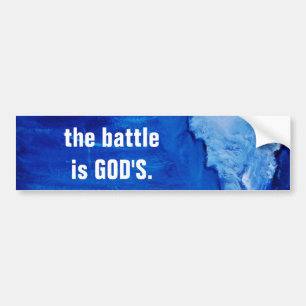 THE BATTLE BUMPER STICKER
