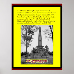 THE BATTLE FOR OKINAWA 1945 POSTER