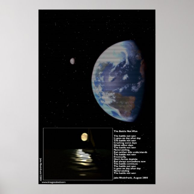 The Battle Not Won: Earth Background Poster (Front)