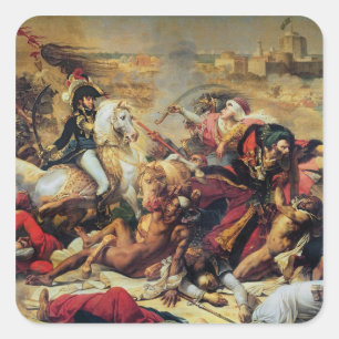 The Battle of Aboukir, 25th July 1799 Square Sticker
