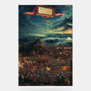 The Battle of Alexander at Issus Acrylic Sign