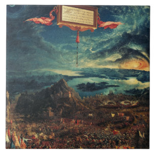 The Battle of Alexander at Issus Tile