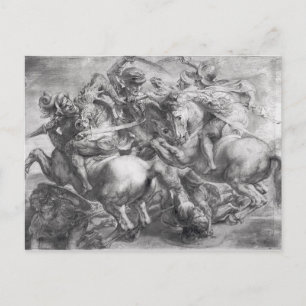 The Battle of Anghiari after Leonardo da Vinci Postcard