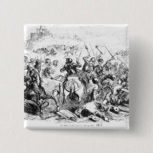 The Battle of Bannockburn in 1314 15 Cm Square Badge