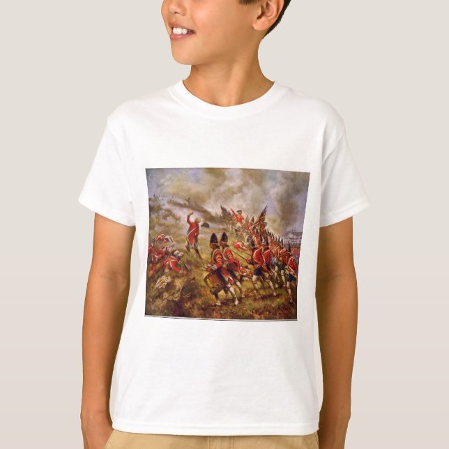 The Battle of Bunker Hill by E. Percy Moran T-Shirt (Front)
