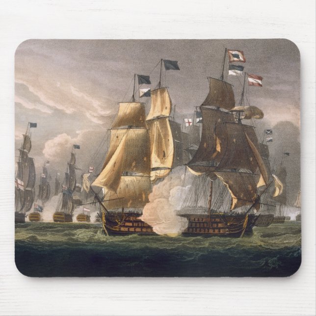 The Battle of Cape St. Vincent, February 14th 1797 Mouse Pad (Front)