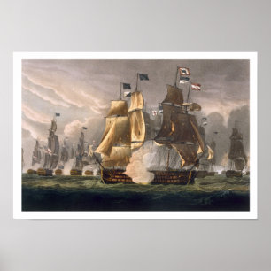 The Battle of Cape St. Vincent, February 14th 1797 Poster