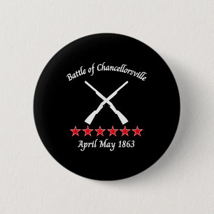 The Battle Of Chancellorsville Virginia Civil Batt 6 Cm Round Badge