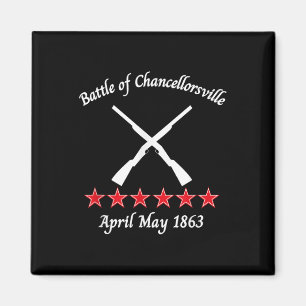 The Battle Of Chancellorsville Virginia Civil Batt Magnet
