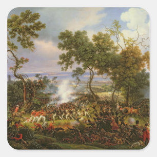 The Battle of Chiclana, 5th March 1811, 1824 Square Sticker
