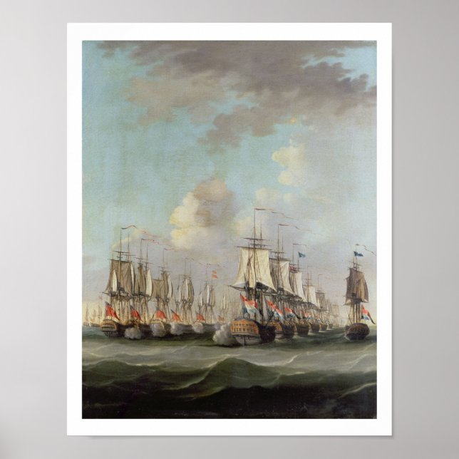 The Battle of Dogger Bank, showing the `Holland' a Poster (Front)