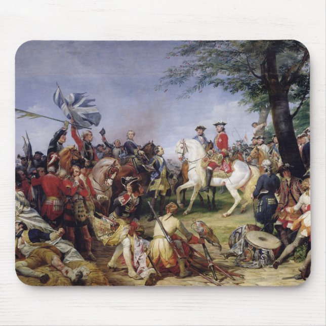 The Battle of Fontenoy, 11th May 1745, 1828 Mouse Pad (Front)
