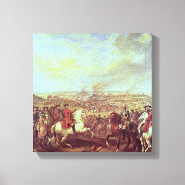 The Battle of Fontenoy, 11th May 1745 Canvas Print (Front)