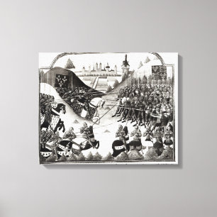 The Battle of Formigny Canvas Print