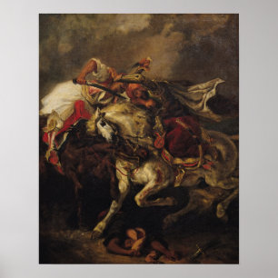 The Battle of Giaour and Hassan Poster