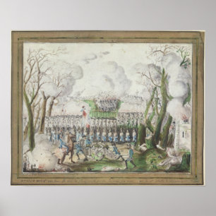 The Battle of Jemmapes, 6th November 1792 Poster