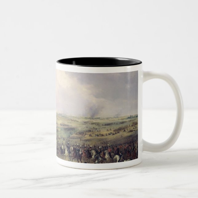 The Battle of Leipzig, 16-19 October 1813 Two-Tone Coffee Mug (Right)