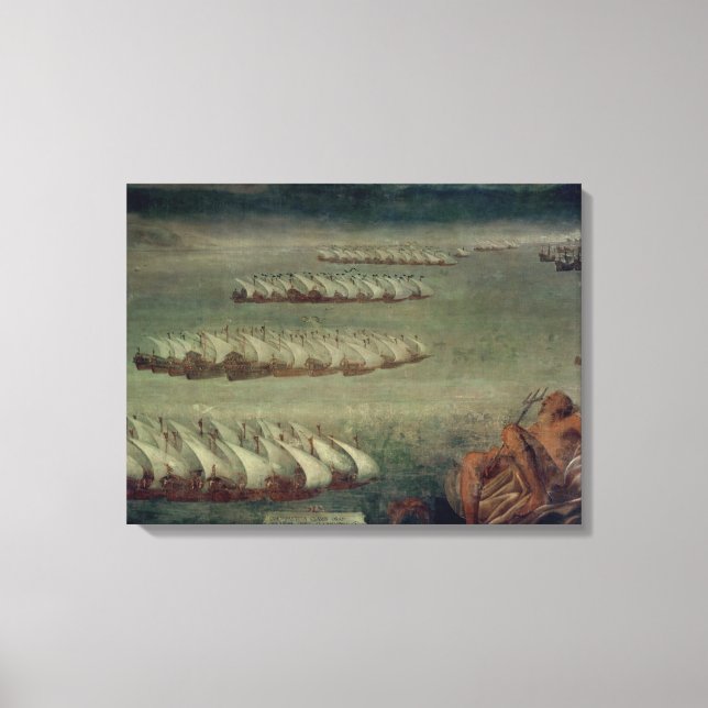 The Battle of Lepanto, 7th October 1571 Canvas Print (Front)