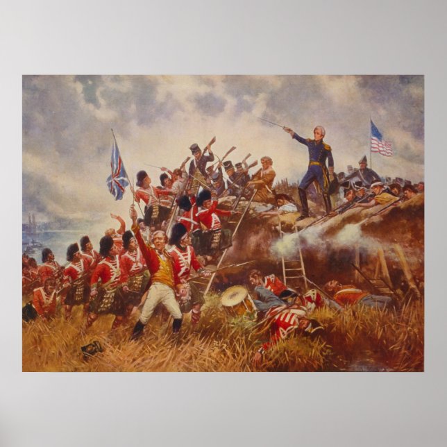 The Battle of New Orleans by Edward Percy Moran Poster (Front)
