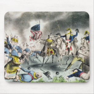The Battle of New Orleans, pub.Nathaniel Currier Mouse Pad