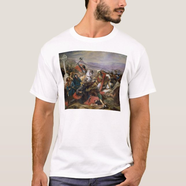 The Battle of Poitiers, won by Charles Martel T-Shirt (Front)