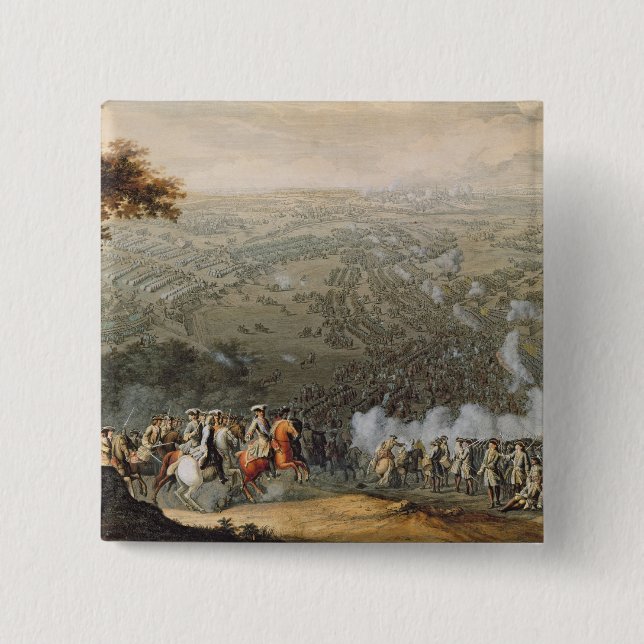 The Battle of Poltava 2 15 Cm Square Badge (Front)
