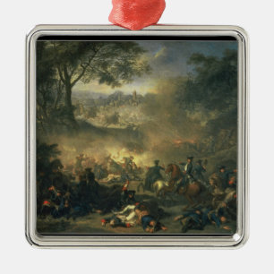 The Battle of Poltava in 1709, 1717 Metal Tree Decoration