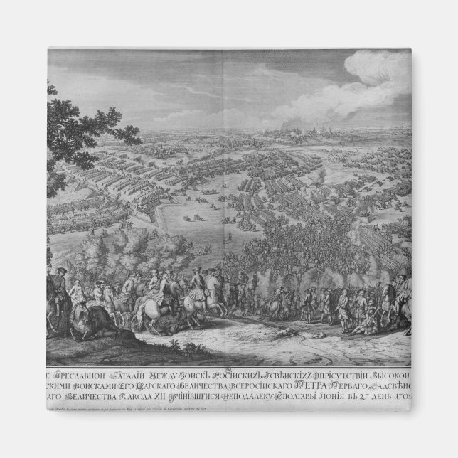 The Battle of Poltava Magnet (Front)