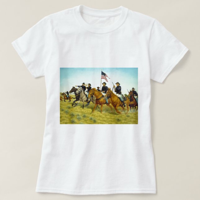The Battle of Prairie Dog Creek by Ralph Heinz T-Shirt (Design Front)