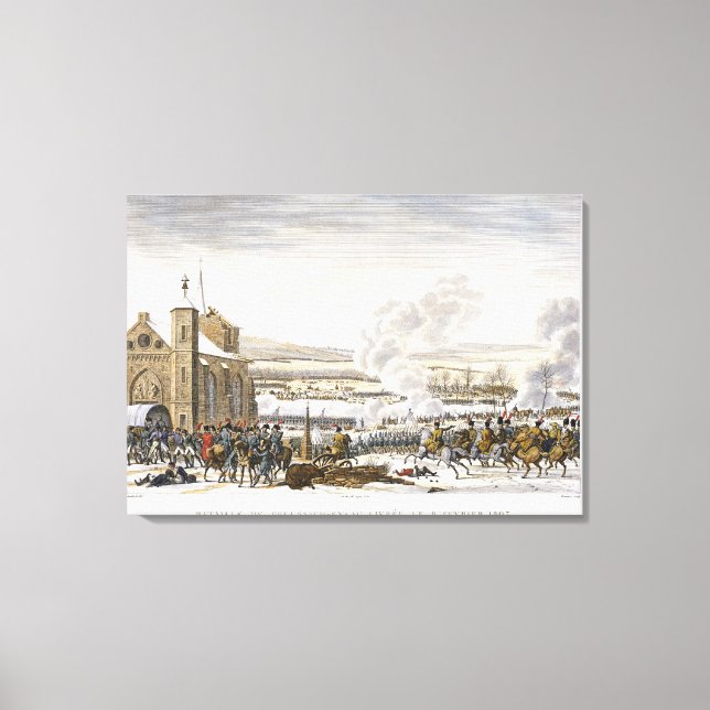 The Battle of Preussisch-Eylau, 9 February 1807, e Canvas Print (Front)
