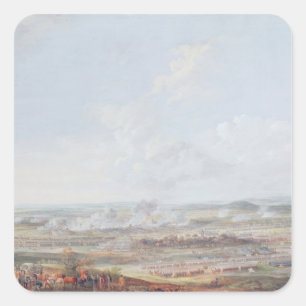 The Battle of Rocoux, 11th October 1746, 1784 Square Sticker