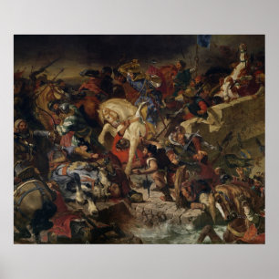 The Battle of Taillebourg, 21st July 1242, 1837 Poster