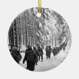 The Battle Of The Bulge Ceramic Tree Decoration