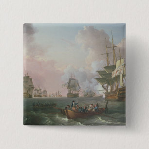The Battle of the Nile 15 Cm Square Badge