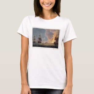 The Battle of the Nile, 1st August 1798, engraved T-Shirt