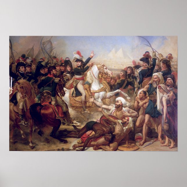 The Battle of the Pyramids, 21st July 1798 Poster (Front)
