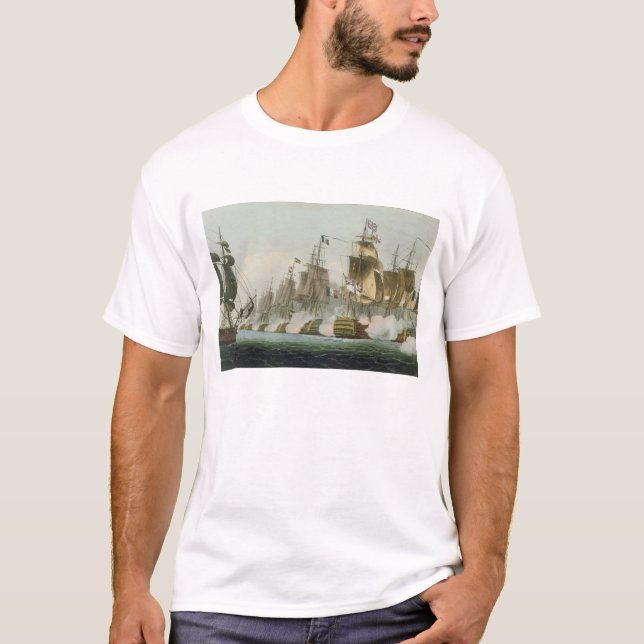 The Battle of Trafalgar, 21st October 1805, engrav T-Shirt (Front)