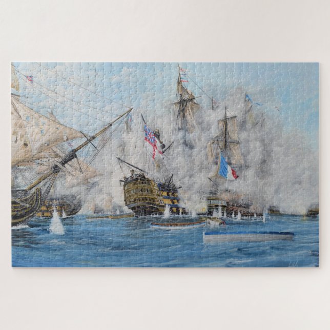 The Battle of Trafalgar Puzzle (Horizontal)