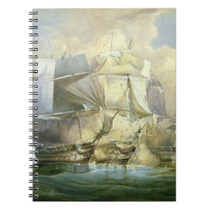 The Battle of Trafalgar, the Beginning of the Acti Spiral Notebook