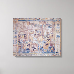 The Battle of Tunis or Lepanto Canvas Print