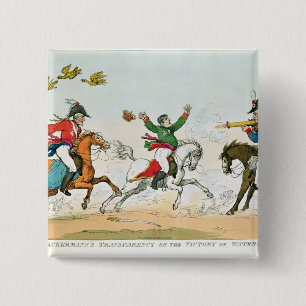 The Battle of Waterloo 15 Cm Square Badge