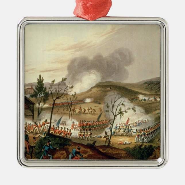 The Battle of Waterloo, 18 June 1815 Metal Tree Decoration (Front)