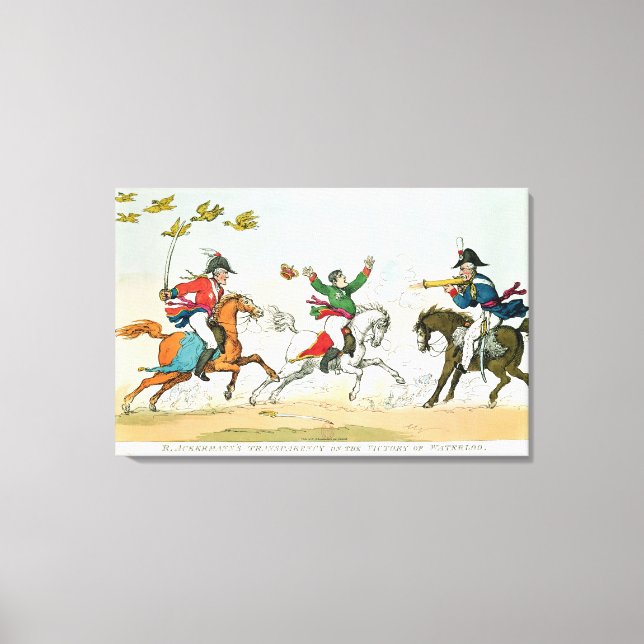 The Battle of Waterloo Canvas Print (Front)