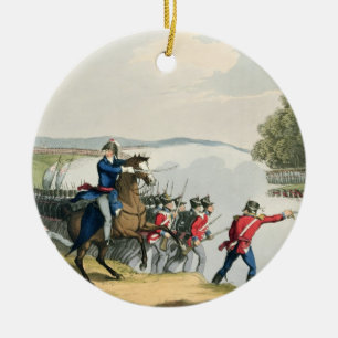 The Battle of Waterloo Decided by the Duke of Well Ceramic Tree Decoration
