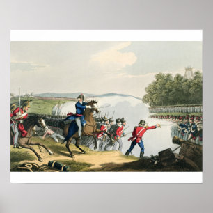 The Battle of Waterloo Decided by the Duke of Well Poster